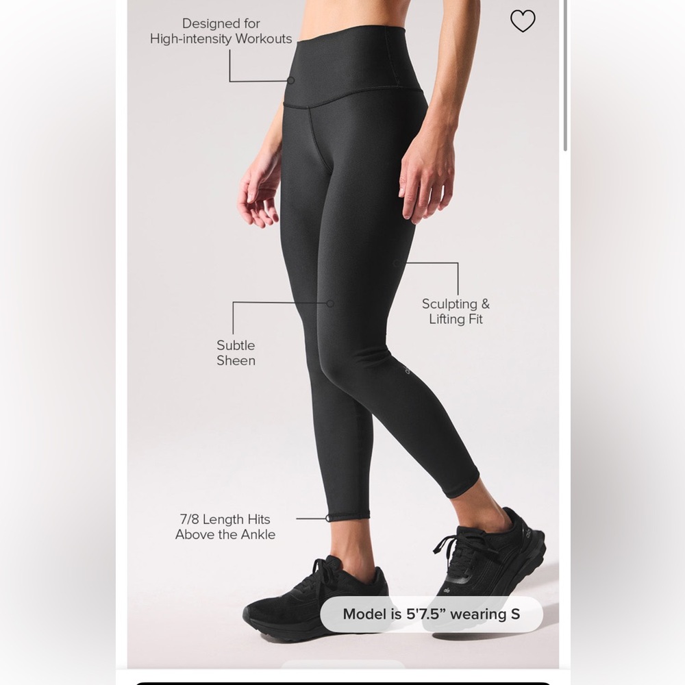 ALO high waist airlift  legging in black
